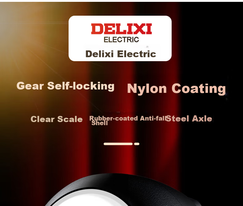DELIXI ELECTRIC Steel Tape Measure, Household Wear-Resistant, Drop-Resistant, High-Precision Self-Locking Measuring Tool, Thickened Carpenter's Ruler, 5-25 1