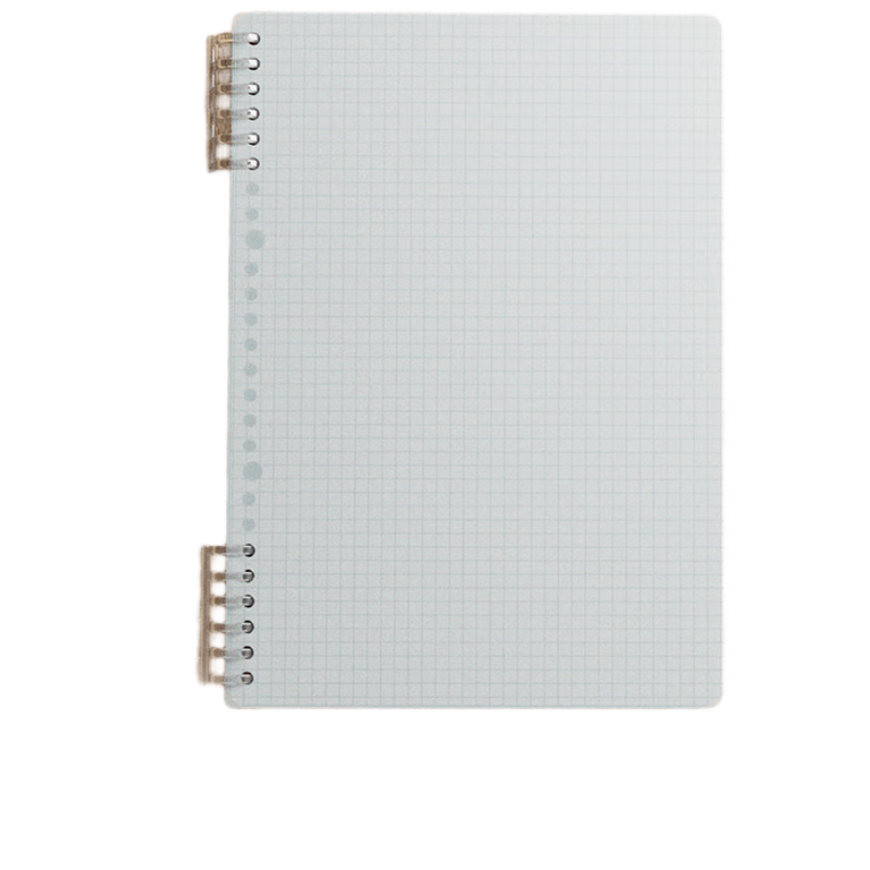 M&G Stationery B5 60-Sheet Spiral Notebook Grid Paper 80g Student Exercise Book for Middle and High School APYX485U-ZZA