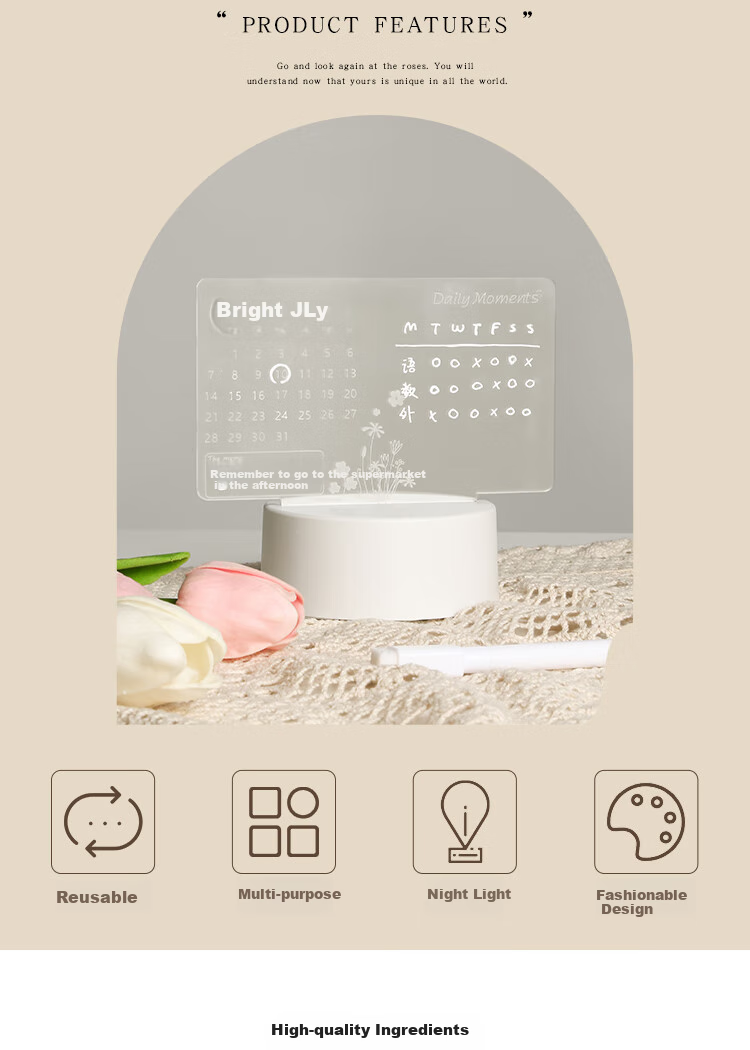 Class 3 Grade 2 [2027 High School Entrance Exam Countdown] 365-Day Calendar Desk Perpetual Calendar Self-Discipline Punch Card Memo Notebook Vertical Student Stationery Gift Blue 2