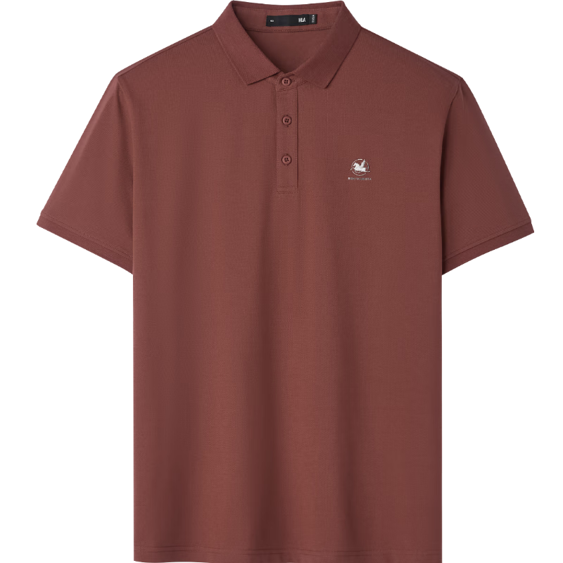 HLAHLA Men's Short Sleeve Polo Shirt 2026 New Year Dunhuang Series Cool Summer Short Sleeve