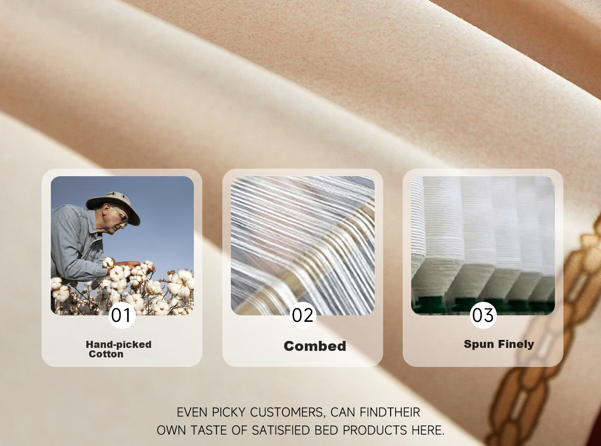 MLILY Cotton Bedding Set of Four Pieces, Pure Cotton, Summer, 220x240 Cm, Moonlight Reflectio 12