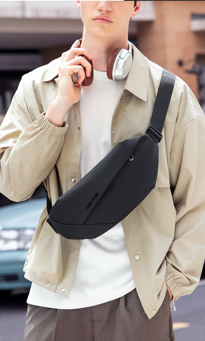 MARK RYDEN Men's Fashion Casual Crossbody Bag Magnetic Buckle Chest Bag Cycling Waist Bag Large Capacity Phone Bag MR512 11