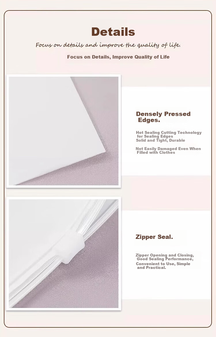 Banzheni Travel Storage Bag, Sealed Bag, Luggage Organizer Bag, Waterproof Clothes Sorting Bag, Toiletry Bag, Semi-Transparent Frosted Bag 8