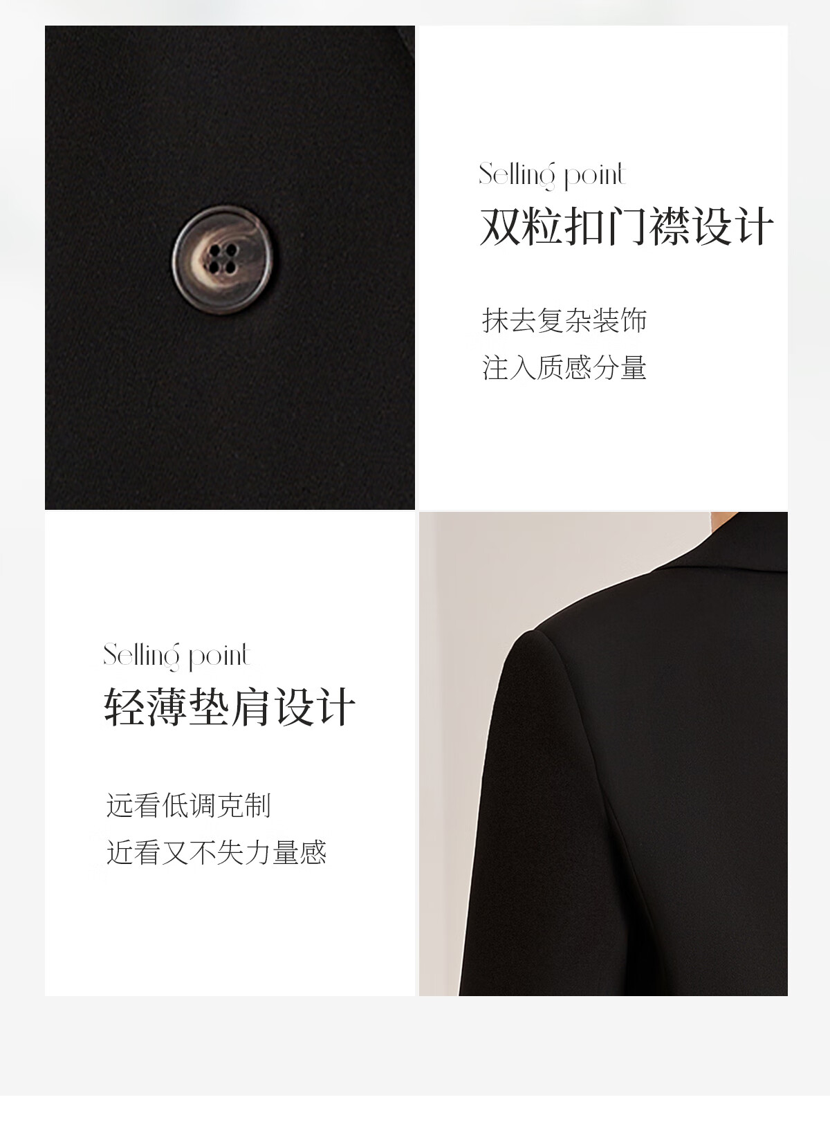 Taxiang Short Blazer Jacket for Women, Spring And Autumn High-End Style, Elegant Women's Suit Jacket Cardigan Top T51D035 2
