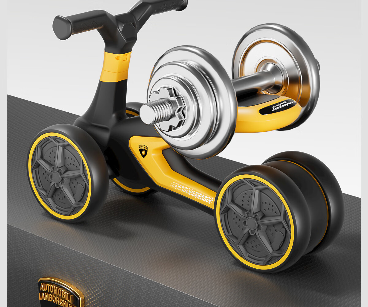 AUTOMOBILI LAMBORGHINI Kids Balance Bike for 1-3 Years Old Boys and Girls Birthday and New Year Gift Toddler Walker Scooter 5
