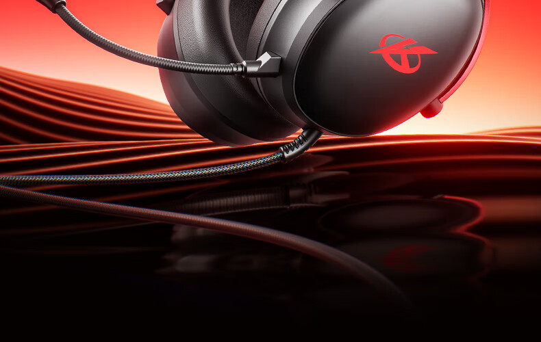 IKF V11 S [3.5mm Version] Gaming Headset Wired Over-Ear Esports Headphones 7.1 Surround Sound FPS Positional Audio Valorant Delta Smoke Gray 3