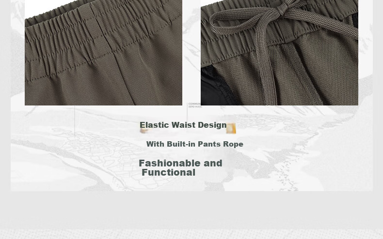 361° Men's Pants, Spring And Summer New Style, Rain-Proof Sports Outdoor Hiking Cargo Straight Loose Trousers, 652533705-2 20