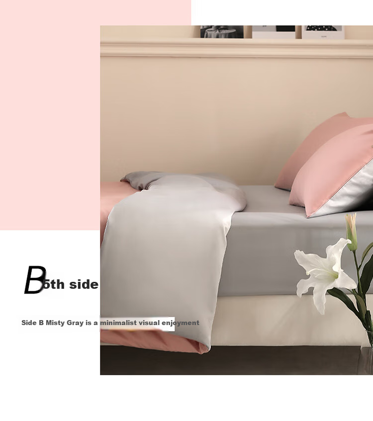 Dohia Pure Cotton Bedding Set of Four Pieces, 60-Count Pure Cotton Embroidered Bed Sheet And Duvet Cover Set, Bedding Kit for 1.8-Meter Bed, 229*230cm 10