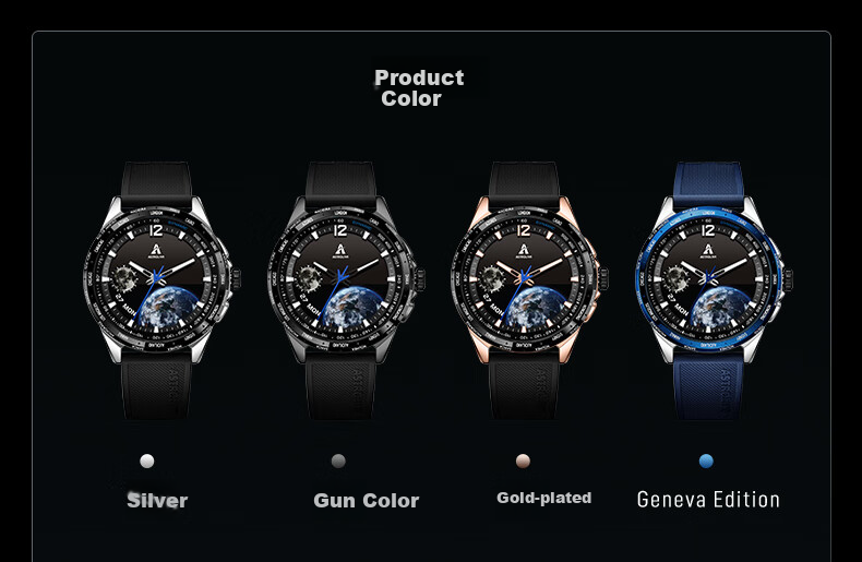 Beidou Watch Astrolink S Gold Swiss Dual-Core Hybrid Smart Sports Touchscreen HarmonyOS Wristwatch, Men's Gift 22