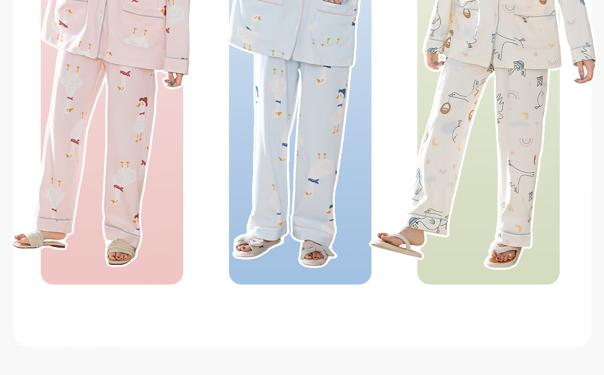 JOYNCLEON Maternity Cotton Postpartum Nursing Pajamas Antibacterial Goose Homewear L Jyz157355 18