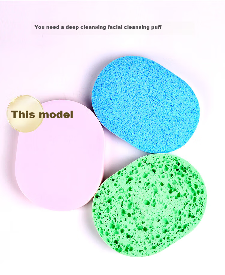 Meifuyu Wood Pulp Face Cleansing Pad (Set of 3 Boxes), Thickened Facial Cleansing Sponge, Makeup Remover Pad MF8718 3