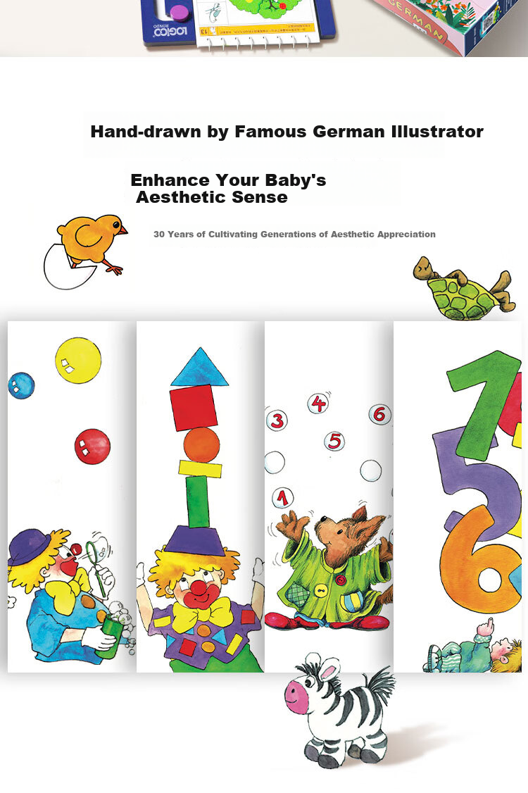 Luojigou 6-7 Years Old Simple Card Early Education Machine Toy for Boys And Girls, Kindergarten Thinking Training Children's Birthday Gift 5