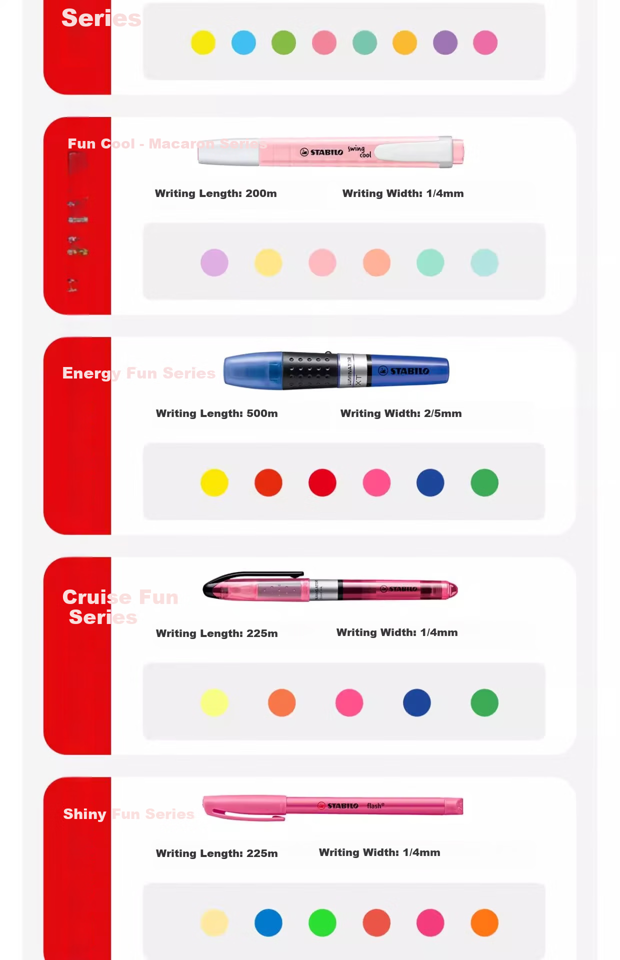 STABILO Boss Highlighter Pen Imported Large Capacity Fluorescent Marker Multicolor Highlighter Student Marking Pen 70/55 (Purple) Children's Day Gift 8