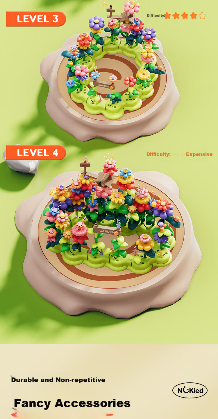 Niuqi Large Building Blocks Toy 3-6 Years Old 3D Creative Multi-Dimensional Soft Blocks Early Education Educational Gift 7