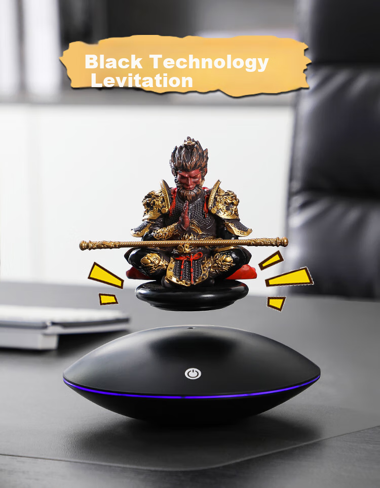 Hengyi Magnetic Levitation Action Figure Display Stand, Sample Display Stand, Flying Saucer Base, 360-Degree Rotating Intelligent Toy, Couple Gift 7