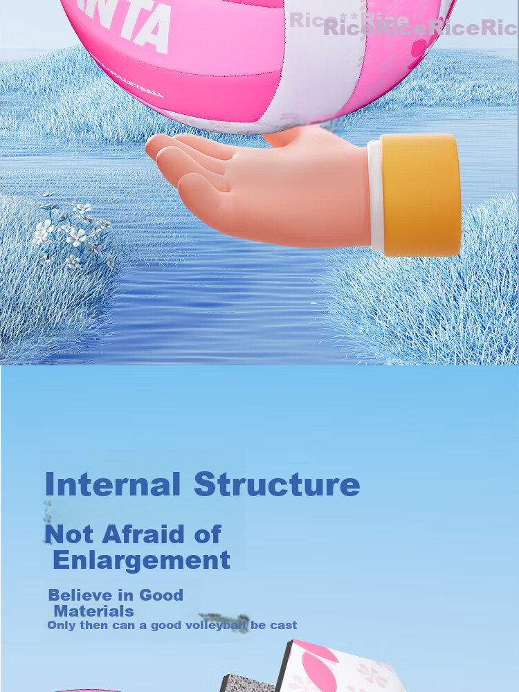 ANTA Volleyball [High School Entrance Exam Training] Competition-Specific Volleyball for Primary And Secondary School Physical Exams, Adults And Children, Men And Women, Size 5, Pink, 152-2 4