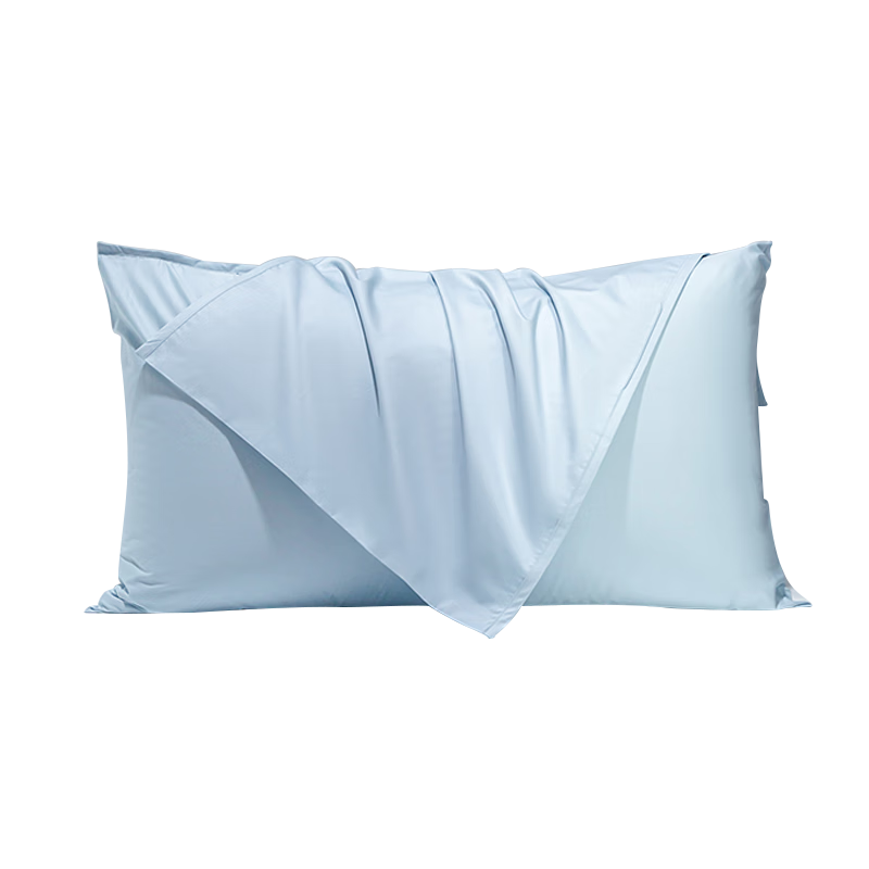Anmino Children's Anti-Mite Pillowcase, 80-Count Pure Cotton, Baby Class A, Satin, Solid Color, Washable