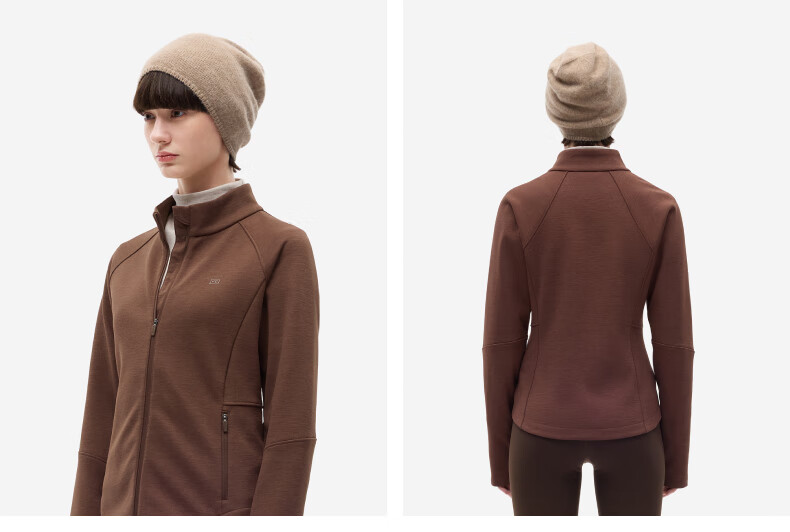 Bananain [Liu Haocun Same Style] Hot Skin 301+ Women's Stand Collar Slim Functional Outdoor Sports Jacket Autumn New 8