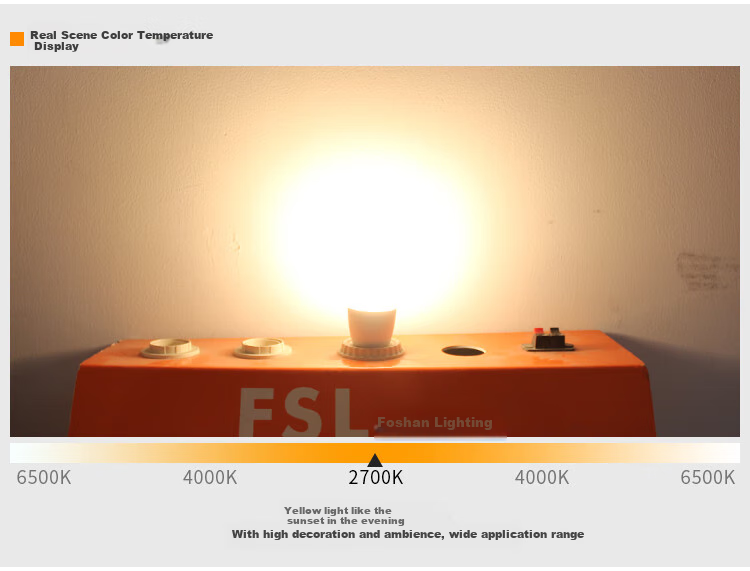 Foshanzhaoming LED Bulb, Crystal Lamp, Energy-Saving Light Bulb, 5.5W, Large Base E27, Cool White 6500K, Pack of 5 7