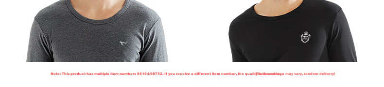 SEPTWOLVES [100% Cotton] Men's Autumn And Winter Thermal Underwear, Thin Base Layer Top, Warm Undershirt, Anti-Static, Non-Irritating Wool Sweater 14