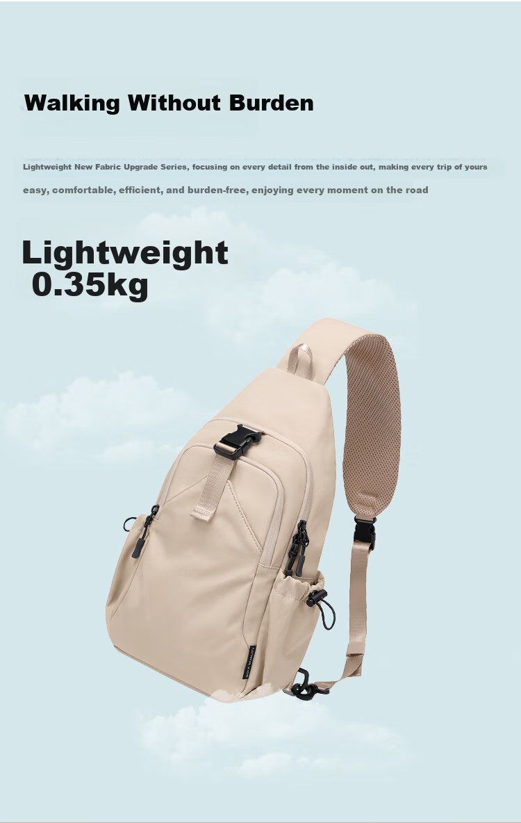 GOLF Chest Bag, Unisex Crossbody Bag, Casual Shoulder Bag for Men And Women, Phone And IPad Pouch, Outdoor Cycling Sports Small Backpack 5