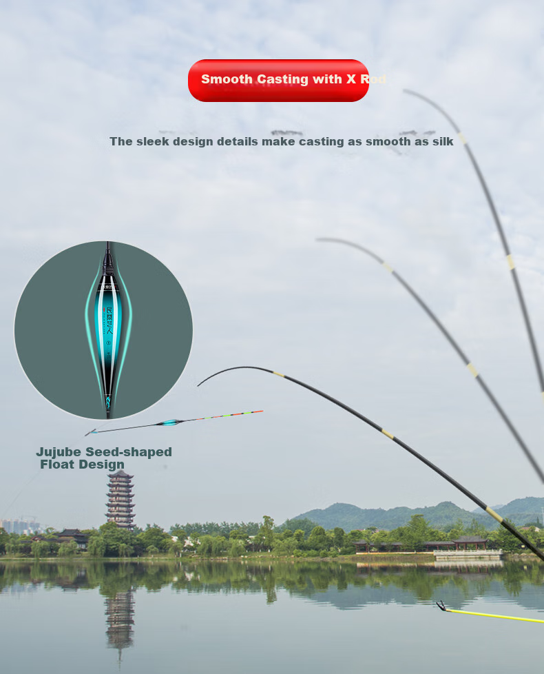Minjianyiren Large Fish Float, Luminous Day And Night Use, Thickened Eye-Catching Hard Tail Electronic Float for Hand Rod Long-Distance Casting 9