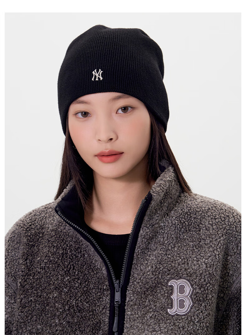 MLB Unisex Knit Beanie Hat 25 Autumn Winter New Woolen Comfortable Cap 3ABNB0456-43CRS-F 8
