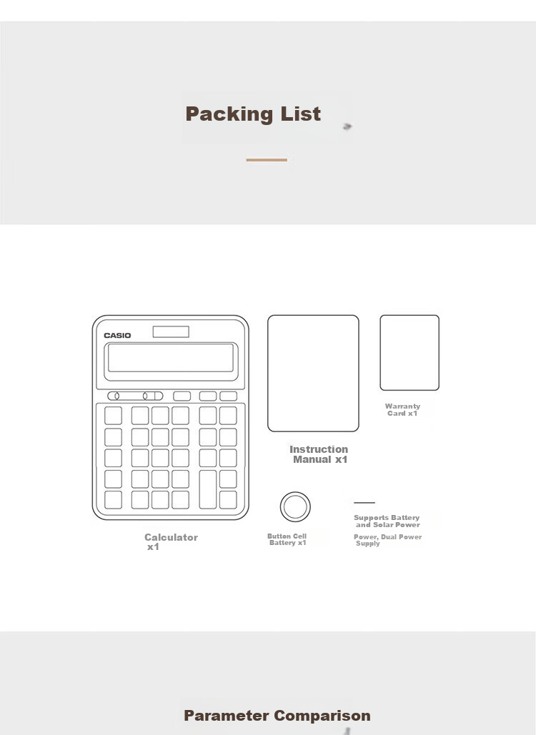 CASIO GX-14B Business Calculator, 14-Digit Display, Large Desktop Office Calculator, Black Classic Model 4
