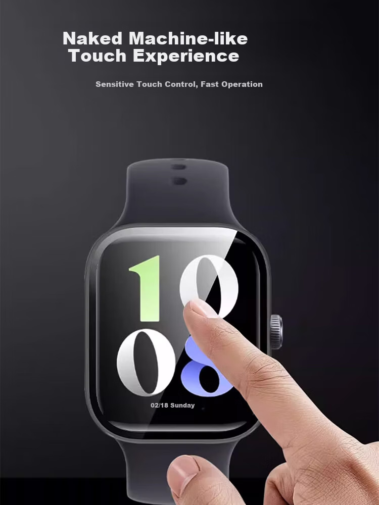 Iboann Compatible with Vivo/iQOO Watch GT Protective Case, IQOOWATCHGT Tempered Glass Case, Integrated Vivo Watch Case, Full Protection Cover, Vivo Watch GT Accessories 5