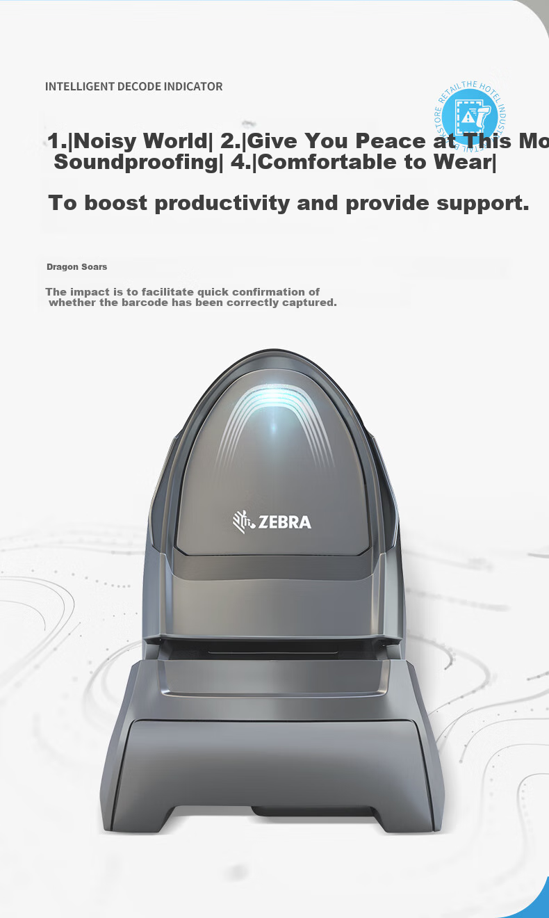 ZEBRA DS8178SR Barcode Scanner, Wireless Scanning Gun, Data Collection Barcode QR Code, Cashier Medical Insurance Payment, Pharmaceutical Traceability Logistics Express Delivery Inquiry Spare Parts Inventory 6