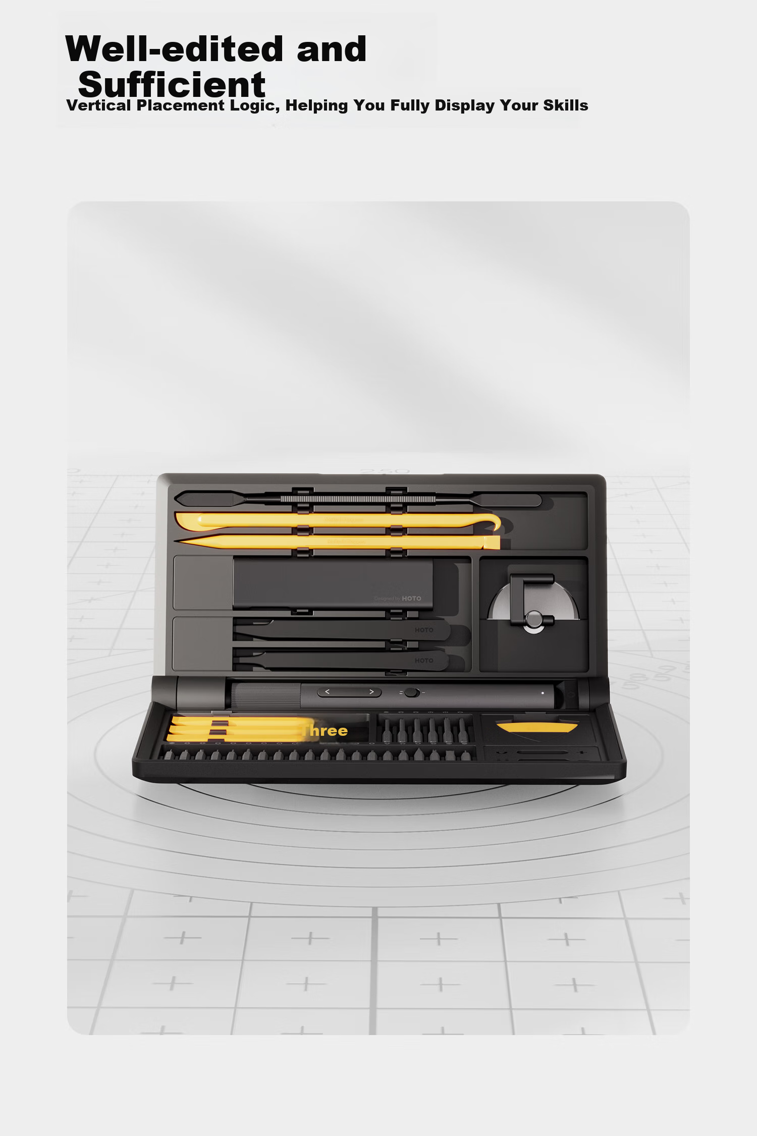HOTO Electric Screwdriver Set, Household Toolbox, Precision Equipment Repair, Portable Laptop And Phone Repair Tools, Complete Set 2