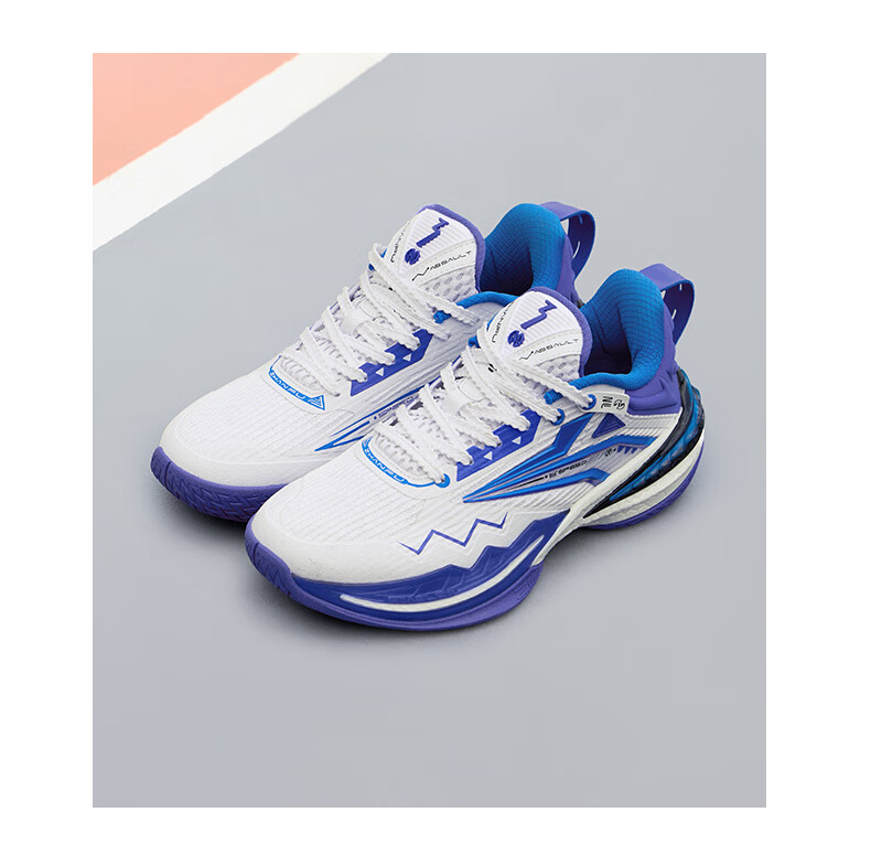 361° Battle Axe Kids Basketball Shoes 25 Youth Professional Training Liquid Cloud Technology Responsive Anti-Twist Sports Shoes White 35 2