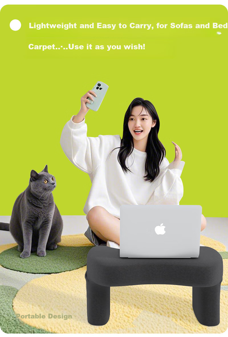 Mixiaoshu Bed And Desk Lazy Functional Gaming Reading Pillow, Elderly Backrest, Student Study Home Computer Desk Bedroom Desk Cushio 6