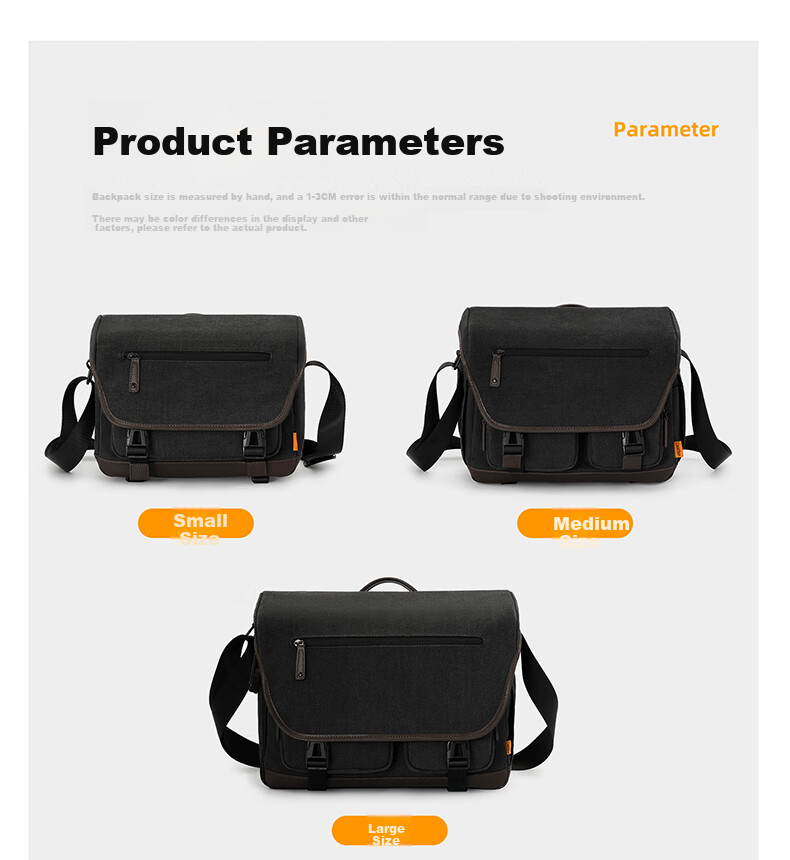 CWATCUN Vintage Shoulder Camera Bag, Large Capacity Crossbody Photography Bag for Daily Commute And Travel 12