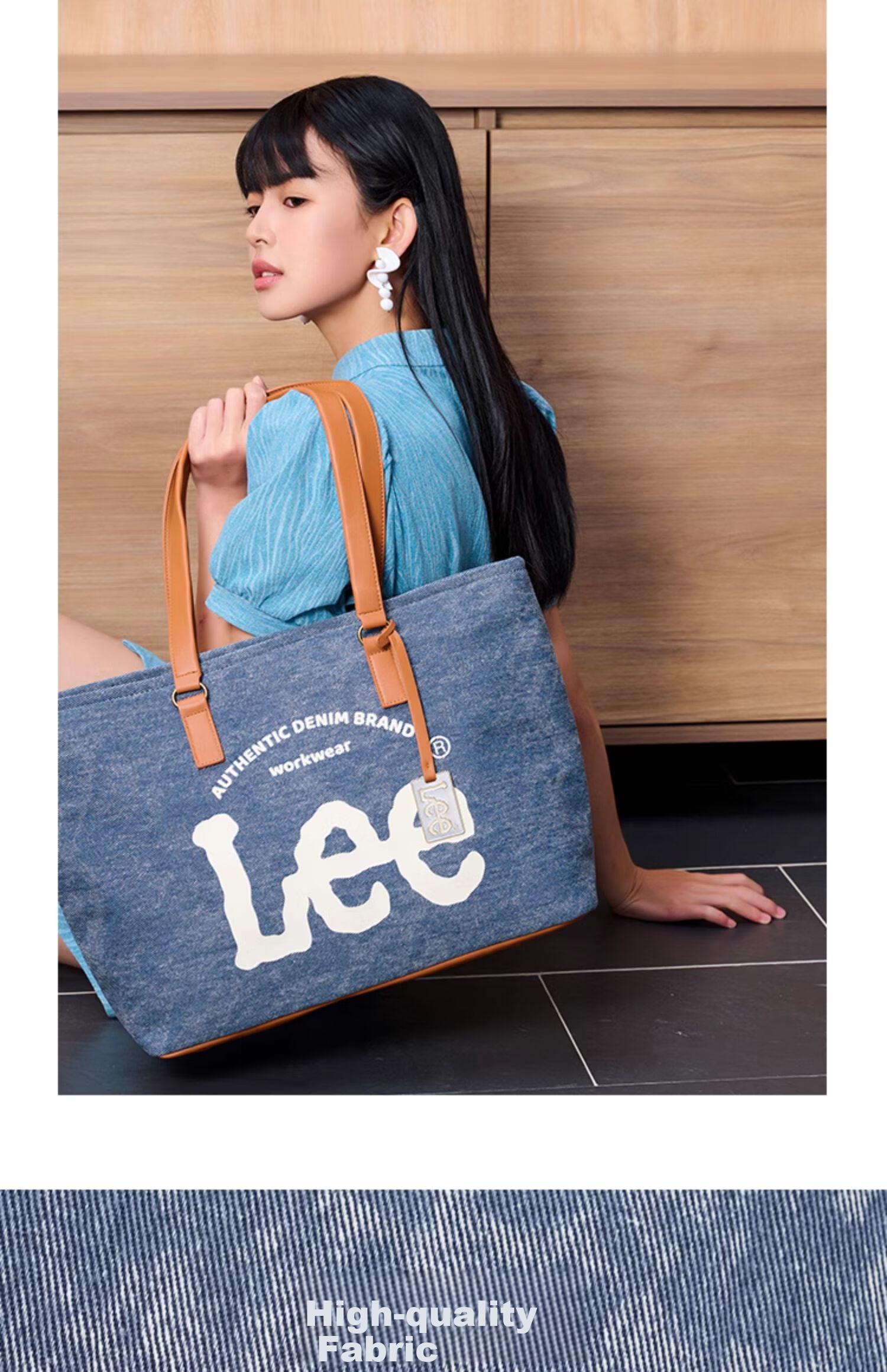 Lee Tote Bag, Women's Trendy Crossbody Shoulder Bag, Handheld Laptop Bag, School Commute Bag, Birthday Gift 3