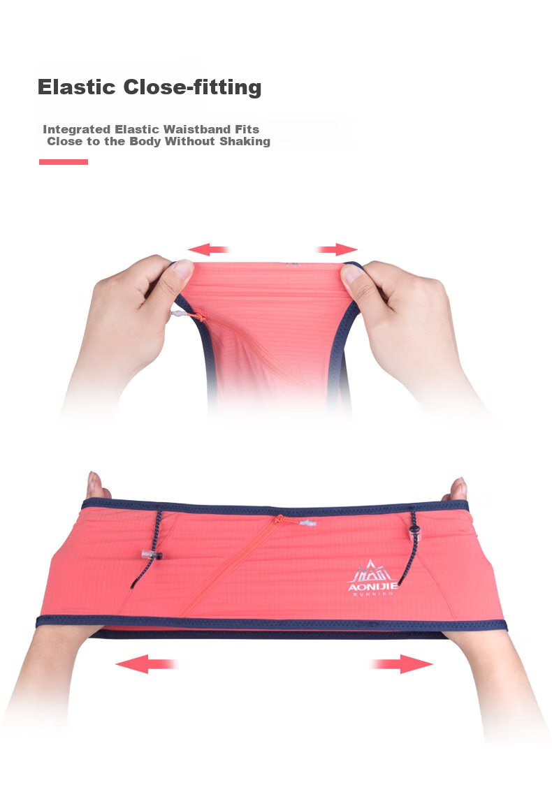AONIJIE Running Waist Pack for Men And Women, Sports Waist Belt, Outdoor Fitness Hiking Marathon Invisible Phone Pouch 8