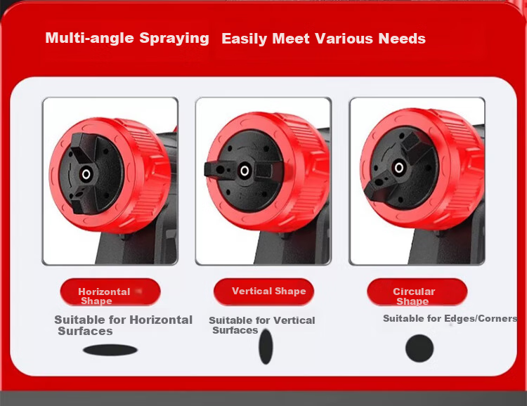 DELIXI Electric Paint Sprayer, Lithium Battery-Powered Paint Gun, High Atomization Spray Pot, Latex Paint Tool, Spraying Machine, Plug-In Model 13