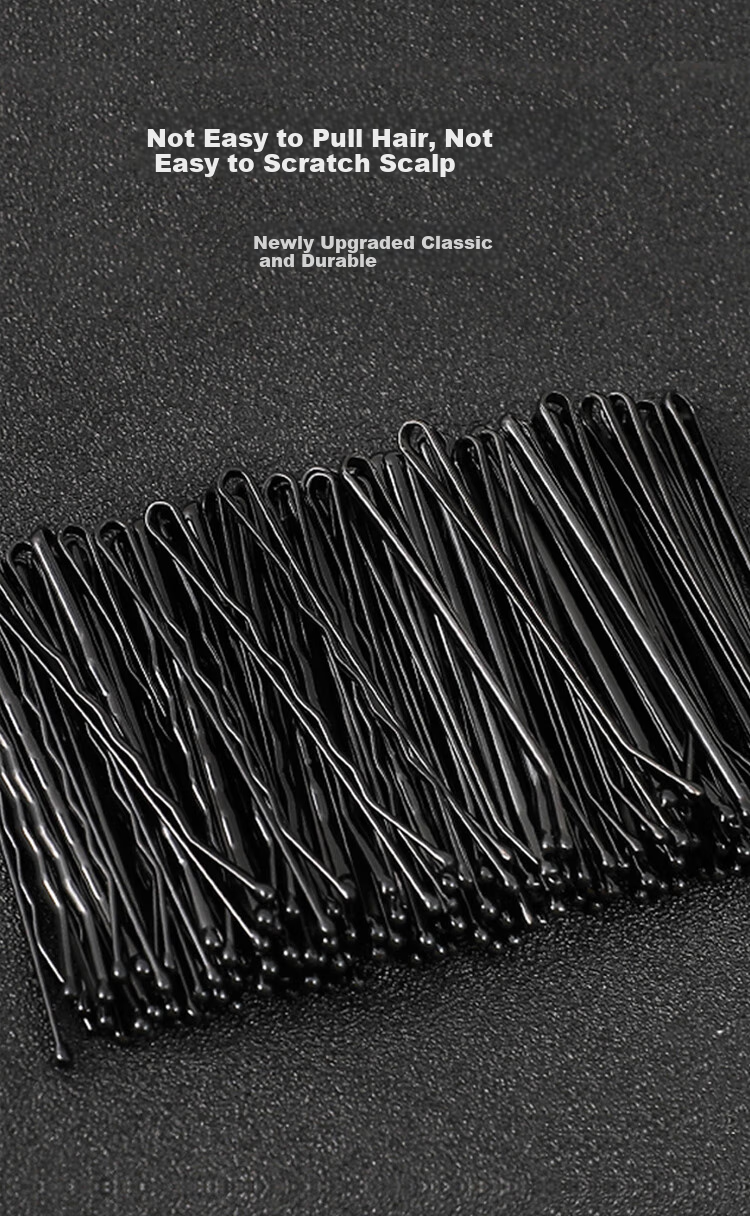 Meifuyu Black Hair Clips (15 Pieces), Straight Barrettes, Side Bangs Clips for Back of Head, MF0620 5