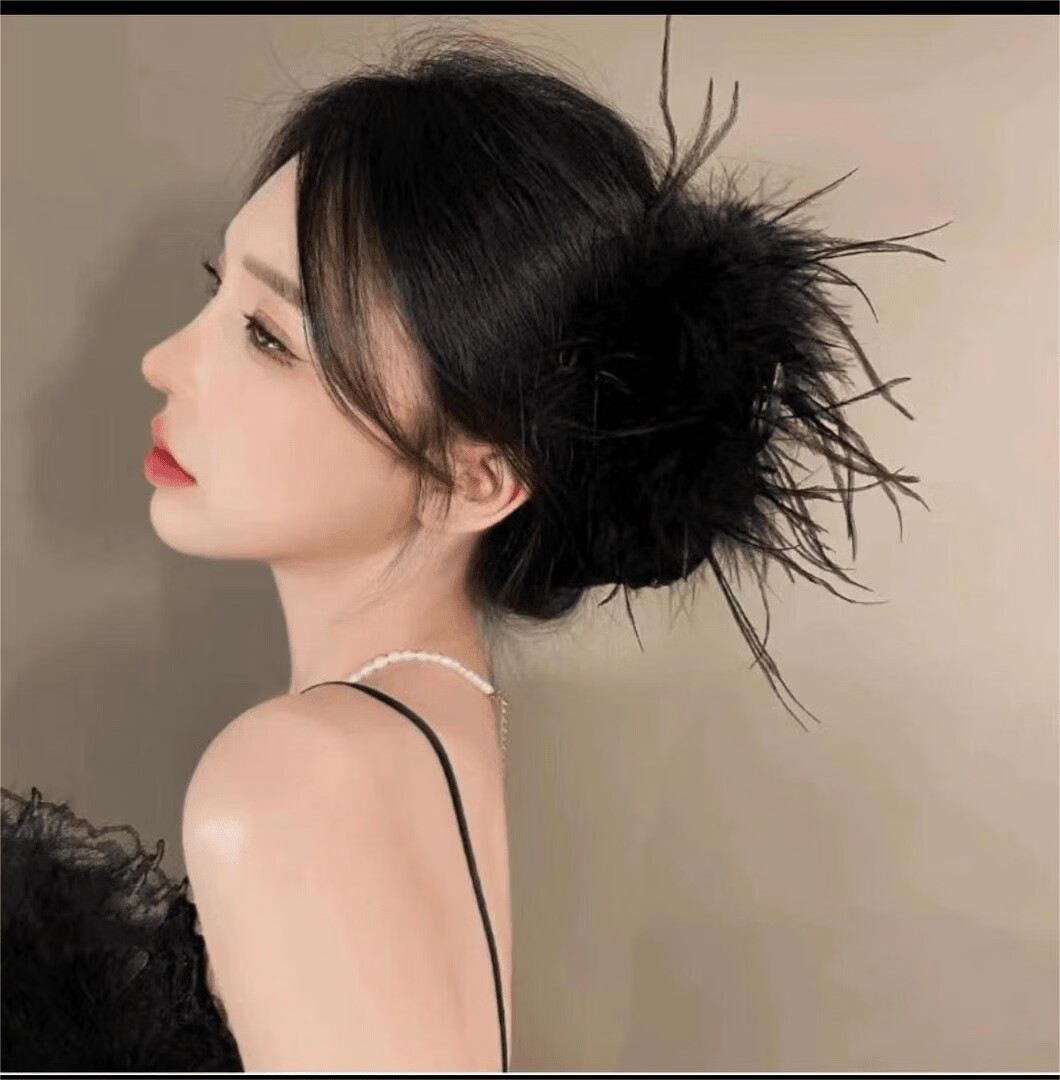 Dikalu Korean Style Satin Multi-Layer Bow Banana Hair Clip for Women 2025 New Sweet High-End Ponytail Vertical Hairpin 3