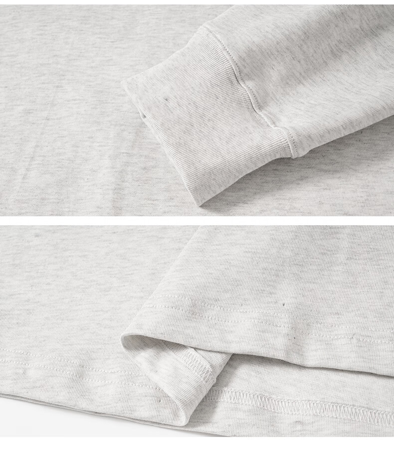 Charles Peach Heart Simple Collar Polo Sweatshirt Unisex Couple Small Heart Chest Autumn Long Sleeve Off-White S 15
