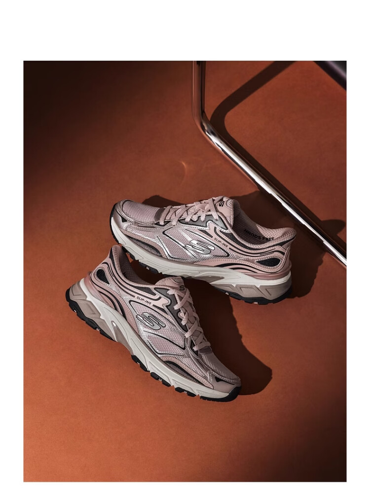 Skechers Silver Wing Women's Dad Shoes Casual Fashion Comfortable Height Increasing Sneakers 150711 47