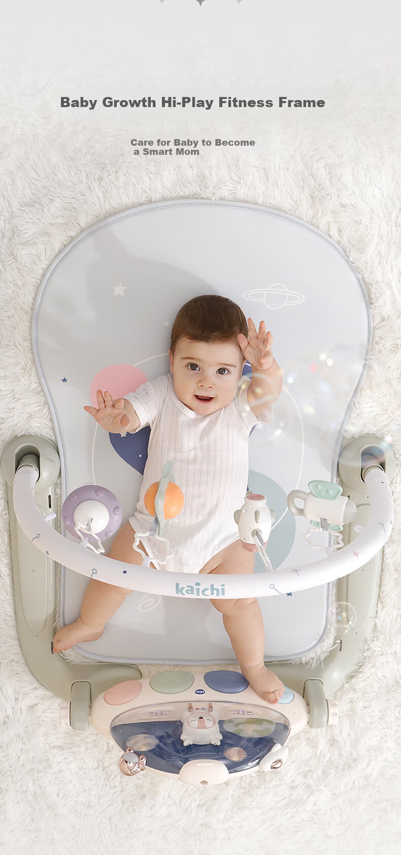 Karcher Little Lion Baby Fitness Frame Foot Piano Newborn Gift 0-1 Year Old Educational Toy Full Moon Present 2