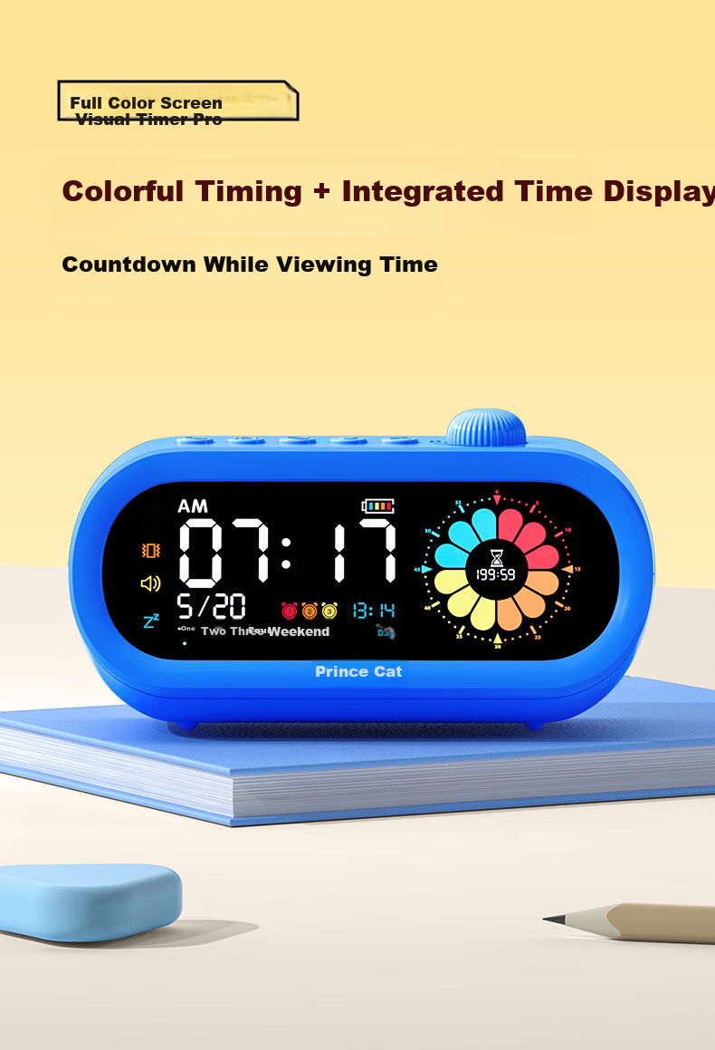 Maotaizi Visual Timer Alarm Clock, Smart 2026 New Model for Students, Wake-Up Aid, Learning Tool for Children, Self-Discipline Time Management Device, Electronic Clock, Birthday Gift for Boys And Girls 5