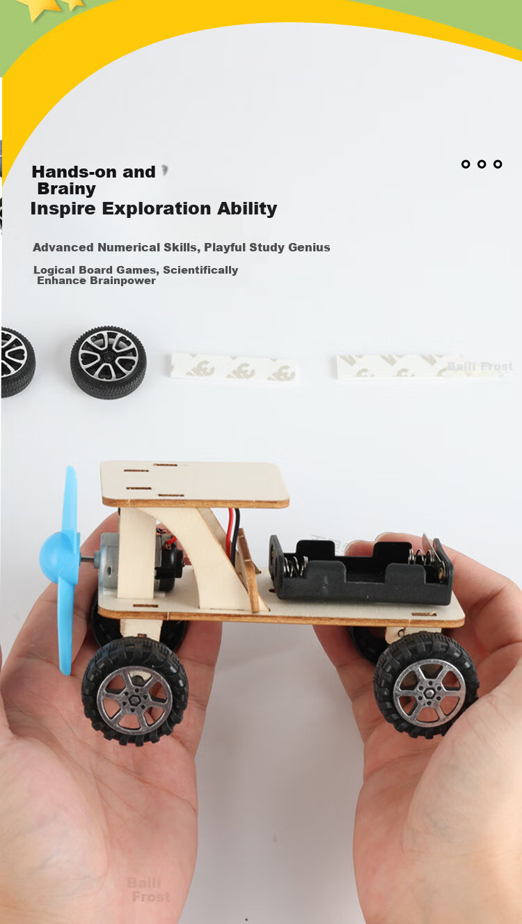 Bailishuang Scientific Experiment, Ming Wheel Ship, Children's Handcraft, Assembly, Back-To Seaso 3