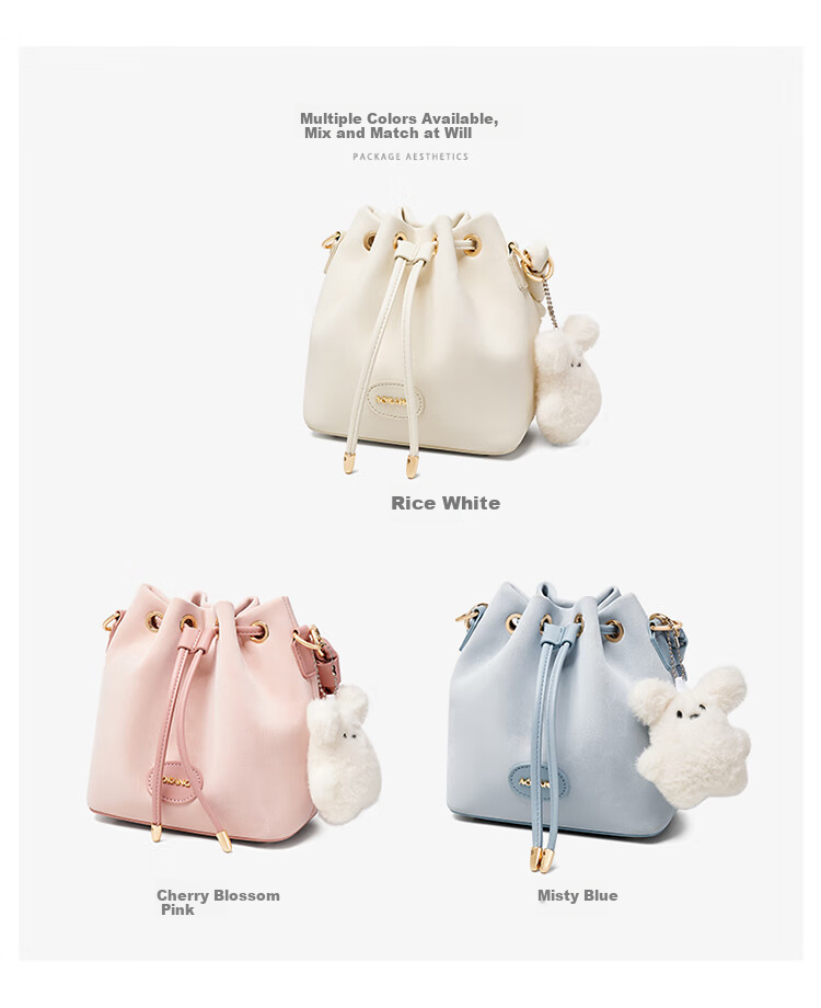 Aokang Women's Handbag, Trendy And Stylish Bucket Bag, Light Luxury Crossbody Shoulder Bag, Birthday And 520 Gift for Girlfriend 10