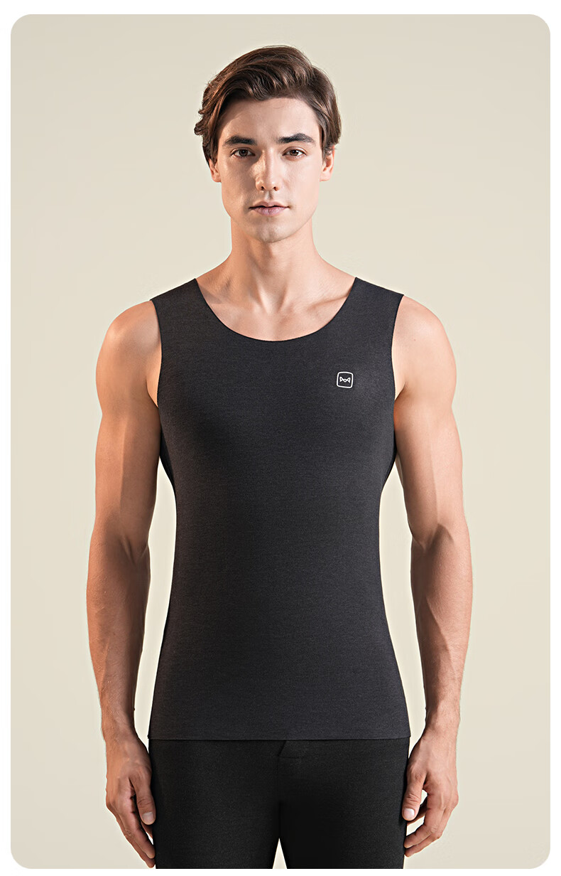MiiOW Seamless Thermal Wool Waist Support Innerwear Fleece-Lined Thickened Vest Sleeveless Jacket Autumn Winter 13