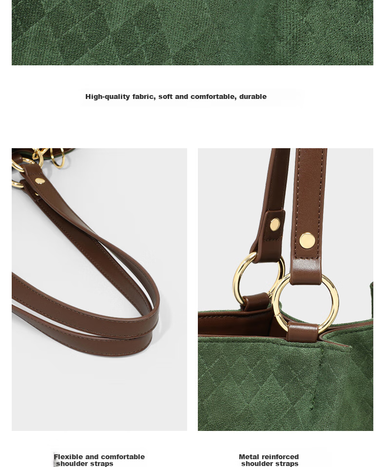 C.BANNER Handbag, Women's Large Capacity Tote Bag, Shoulder Bag, Commuter Practical Birthday Mother's Day Gift, Practical Present for Mom 4