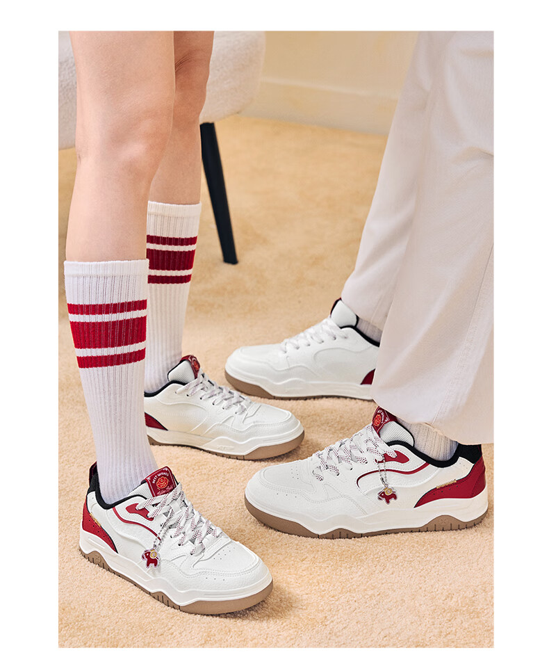 Xtep Haobai | Men's National Trend Sports Skate Shoes Breathable Soft Elastic Wear-Resistant White Sneakers Simple Versatile Shoes for Men 18