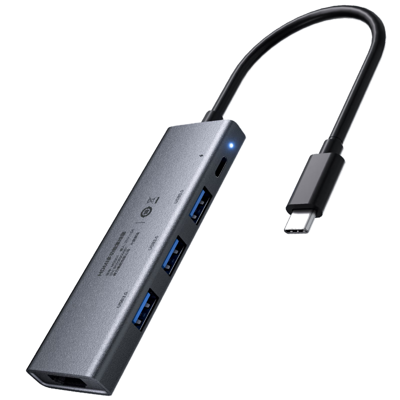 Deli Type-C Docking Station to HDMI Display Adapter USB3.0 Hub Splitter PD Fast Charging for PC Laptop Mobile MG361