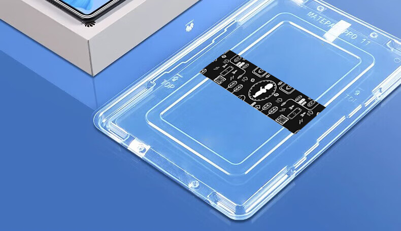 Mingying Self-Positioning Instant Paste Tempered Glass Screen Protector for Huawei MatePad Pro 12.6-inch Tablet, HD Full-Screen Anti-Shock and Anti-Fingerprint Protective Film 1
